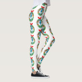 Leggings joyeux hippocampe de noël (Droite)