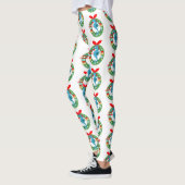 Leggings joyeux hippocampe de noël (Gauche)