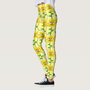 Leggings Joyeux Jour des abeilles Anniversaire Bumblebee