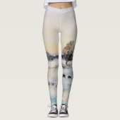 Leggings Joyeux legs de Noël (Devant)