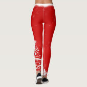 Leggings Joyeux legs de Noël (Dos)