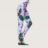 Leggings Joyeux Motif Abstrait de Noël (Droite)