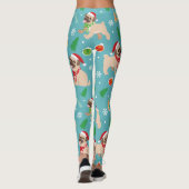Leggings Joyeux Motif de Noël Carlin (Dos)