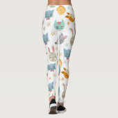 Leggings Joyeux Motif des animaux forestiers (Dos)
