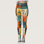 Leggings Joyeux Motif d'Halloween (Devant)