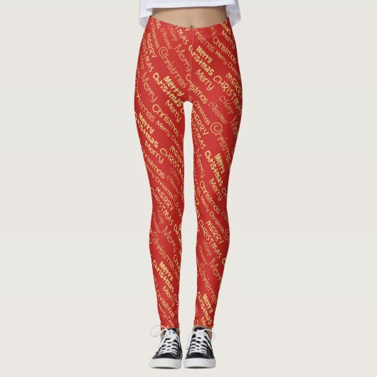 Leggings Joyeux Noël (Devant)