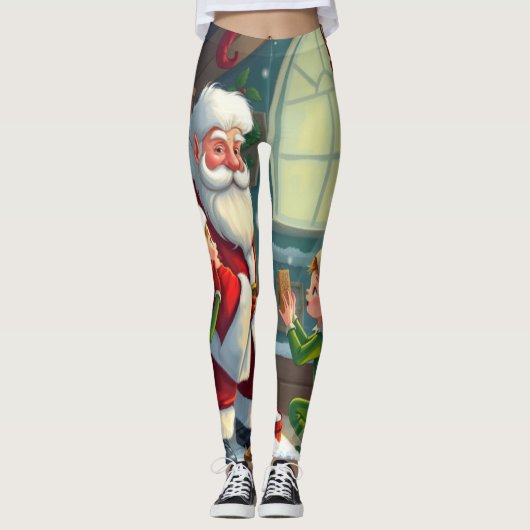 Leggings Joyeux Noël (Devant)