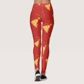 Leggings Joyeux Noël Arbre d'or Thunder_Cove (Dos)