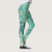 Leggings Joyeux Noël avec des flocons de neige (Droite)