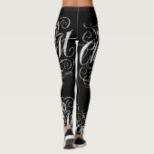 Leggings Joyeux Noël Chalkboard Christian Letters (Dos)