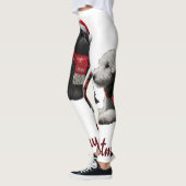 Leggings Joyeux Noël Chiens (Gauche)