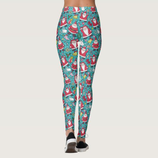 Leggings Joyeux Noël Dancing Père Noël (Dos)