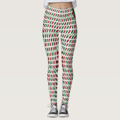 Leggings Joyeux Noël Elégant & Personnaliser moderne (Devant)