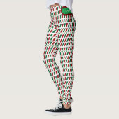 Leggings Joyeux Noël Elégant & Personnaliser moderne (Gauche)