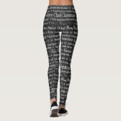 Leggings Joyeux Noël en plusieurs langues Thunder_Cove (Dos)