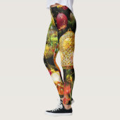 Leggings Joyeux Noël Festif Rouge Gold Green mode (Gauche)
