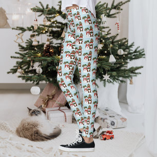Leggings Joyeux Noël Gnome Bonhomme de Neige Vacances d'Hiv
