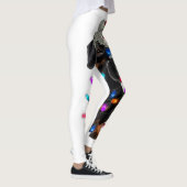 Leggings Joyeux Noël Lumières Palm Tree Beach Noël Pyjama (Droite)