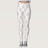 Leggings Joyeux Noël Snowflake Mandala Motif (Devant)