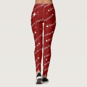 Leggings Joyeux Noël, voeux de vacances, (Dos)
