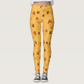 Leggings Joyeux Petit Vampire Kitty Motif (Devant)