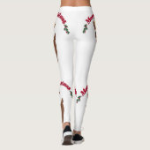 Leggings Joyeux rennes de Noël (Dos)