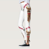 Leggings Joyeux rennes de Noël (Gauche)