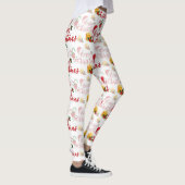 Leggings Joyeux script de calgraphie de Noël (Droite)