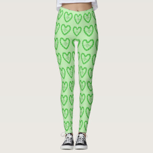 Leggings Joyeux St. Patricks Day Heart