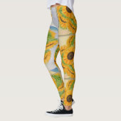 Leggings Joyeux tournesol (Gauche)