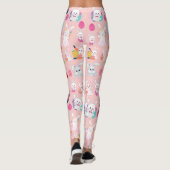 Leggings Joyeux voeux de Pâques - Motif Funny Bunny Pâques (Dos)