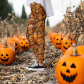 Leggings Jumble de Jack-o-Lanterns