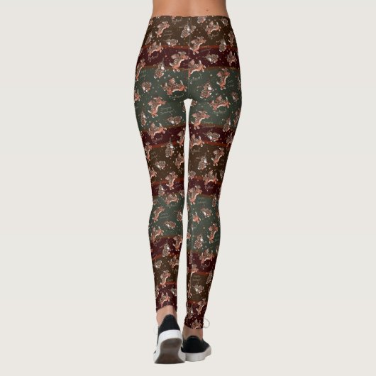 Leggings Jumping Jackalope Noël (Dos)