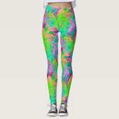 Leggings Jungle Alien Psychédélique Psychotique (Devant)