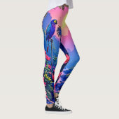 Leggings Jungle Lune Blue Parrot Paradise (Droite)