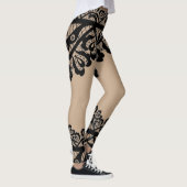 Leggings Jupe et bottes d'illusion de dentelle (Droite)