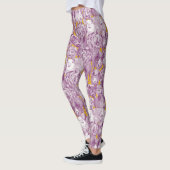 Leggings just pigs purple yellow (Gauche)
