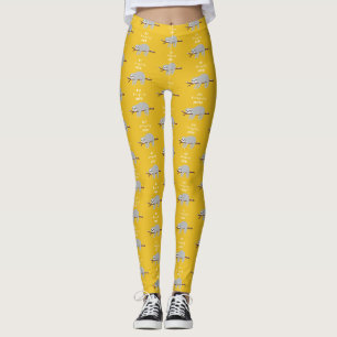 Leggings Juste accrocher autour de la paresse amusante