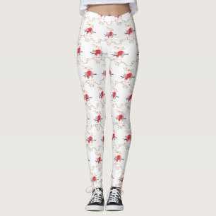 Leggings Juste autour de Sloth Christmas