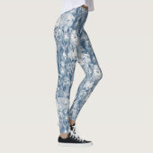 Leggings juste des cochons cobalt denim (Droite)