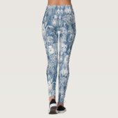 Leggings juste des cochons cobalt denim (Dos)