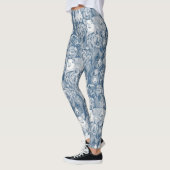 Leggings juste des cochons cobalt denim (Gauche)
