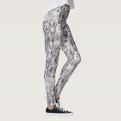 Leggings juste des cochons mûre blanc fort (Droite)
