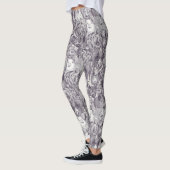 Leggings juste des cochons mûre blanc fort (Gauche)