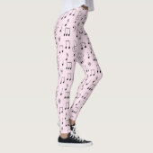 Leggings Juste Noté rose (Droite)