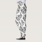 Leggings Juste un autre Humour polytope 4-D de jour hypercu (Gauche)