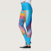 Leggings "Kaleidoscope céleste : une symphonie hypnotisante (Gauche)