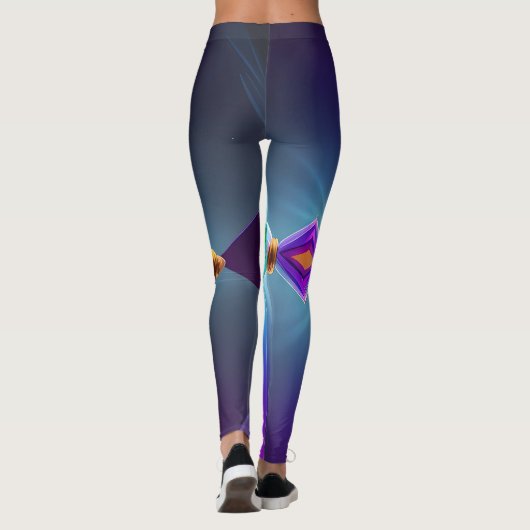 Leggings Kaleidoscope cosmique (Dos)