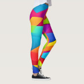 Leggings Kaleidoscope couleur géométrique (Droite)