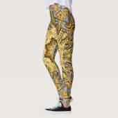 Leggings Kaléidoscope de cru d'argent d'or de métal (Gauche)